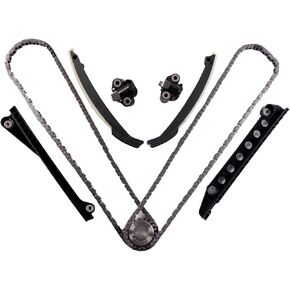 Engine Timing Chain Kit Fit for Ford F-150 F-250 F-350 F-450 F-550 F650 Econoline Wagon Excursion Expedition Heritage Lincoln Mark LT Navigator 5.4L 6.8L Replace# 4L3Z6M256AA