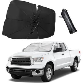 Car Windshield Sun Shade Umbrella, 59"×33" Reflective Auto Front Window Sunshade Blocks UV Rays, Foldable Sun Visor Protector to Keep Your Vehicle Cool, Car Accessories
