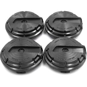 RTrhinoTuning 4 PCS 65mm Wheel Center Caps Compatible with 57CR and 57DR Gram Lights Wheel Rim, OD: 2.56"(65 mm) ID: 2.24"(57 mm) Black Hub Caps Excluding Badges
