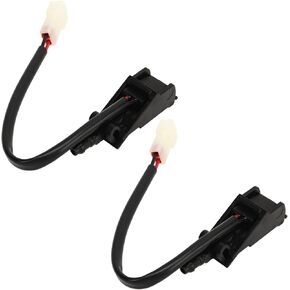 Ymiko Heated Windshield Washer Nozzle,1 Pair Front Windshield Washer Nozzle Heated Anti Crack Rugged Replacement Compatible with MK4, OEM 6E0955986B