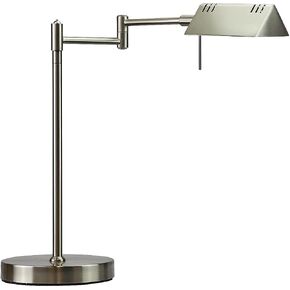 O'Bright LED Pharmacy Table Lamp, Full Range Dimming, 12W LED, 360 Degree Swing Arms, Desk, Reading, Craft, Work Lamp, ETL Tested, Black