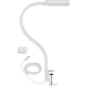 Reliable UberLight Flex 3200TL Task Light – LED Portable Desk Light with Clamp, USB Connection, 26.5" Flexible Gooseneck, 270° Rotational Head, 9 Light Settings, and up to 60,000 Hours of Use (Black)
