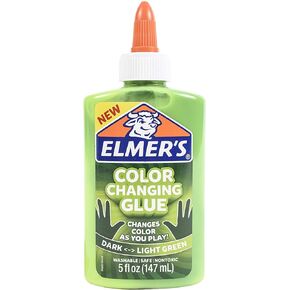 Elmer's Color Changing Liquid Glue | Makes Slime That Changes Color As You Play, Pink to Purple, 5 oz.