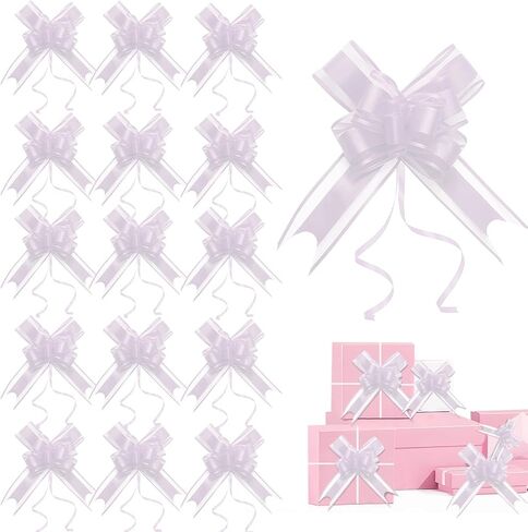 Seven Uncles Bows for Gifts, Large Pull Bow for Gift Wrapping, Bows for Gift Baskets Christmas, New Year, Birthday, Weddings, Baby Showers, Graduations, Valentine's Day(8 inches, 20 PCS) (Red) in Saudi Arabia