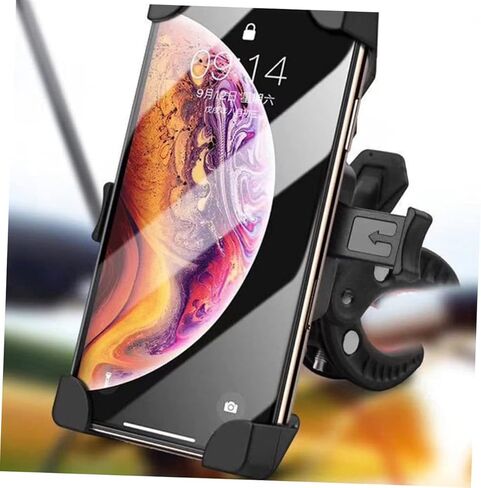 دراجة نارية الهاتف جبل دراجة حامل الهاتف المحمول المقود الهاتف الخليوي المشبك سكوتر الهاتف كليب المضادة للاهتزاز المقود جبل قوس المقود مهد كليب يناسب جميع الهواتف المحمولة in Kuwait