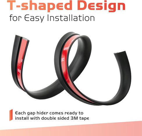 زوج واحد من غطاء الشاحنة الجانبي للنافذة العلوية لشاحنة LEER 100XL، سدادة مطاطية لتزيين السيارة من الطقس على شكل حرف T قطعة بديلة 79338 in Kuwait