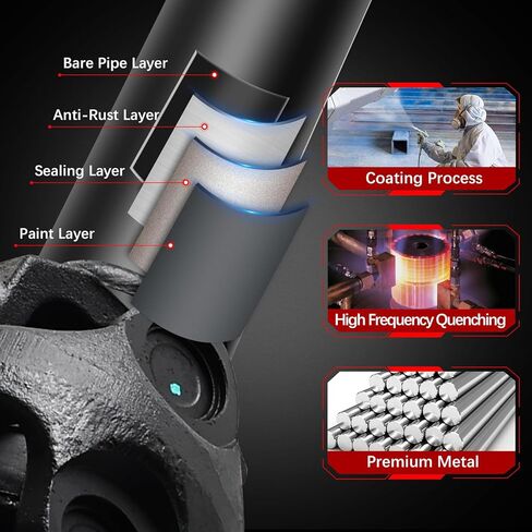 Nifeida 938-192 عمود الدفع الأمامي الكامل عمود الدعامة متوافق مع شيفروليه بليزر K10 K20 سوبربان K5 V10 V20| جي إم سي جيمي K1500 K2500 V1500 V2500 سوبربان استبدال # 65-9339 26013911 in Kuwait