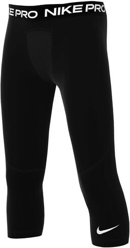 جوارب نايكي Pro Dri-FIT للأطفال الكبار (للأولاد) بطول 3/4 (أسود/أبيض، DM8542-010) in Saudi Arabia