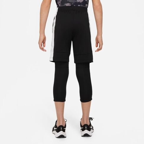 جوارب نايكي Pro Dri-FIT للأطفال الكبار (للأولاد) بطول 3/4 (أسود/أبيض، DM8542-010) in Saudi Arabia