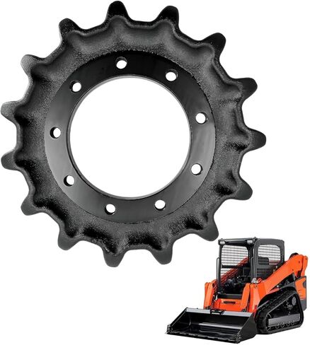 V051121110 V0511-21110 محرك ضرس - ضرس محمل المسار الجديد 9 فتحات مسمار 15 استبدال الأسنان لكوبوتا SVL 65-2، SVL 65-2C، SVL 75، SVL 75-2، SVL 75C، SVL 75-2C in Kuwait