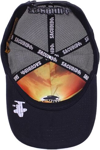 Sacudido's Cap | Alphabet | Changes Color in The Heat | Trucker Cap Adjustable for Men Women in Saudi Arabia