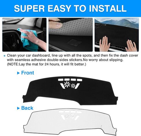 Autorder Dashboard Cover Mat for 2023 2024 2025 BMW X1 Accessories Dash Cover Upgrade Velvet Dash Mat Sunshade Glare UV Rays Protector in Saudi Arabia