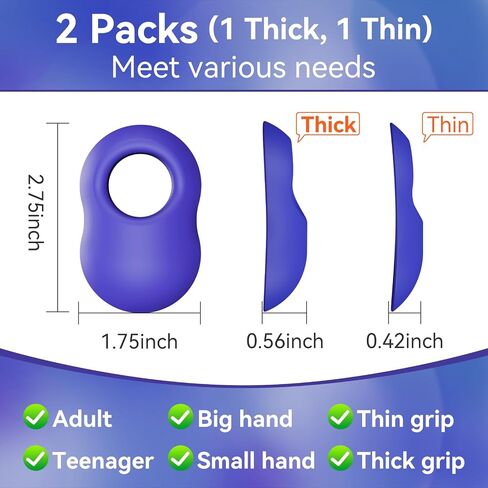 [2 Pack & 2 Size] Baseball Thumb Guard for Pro Batters, Hitter Training Aid, Thumb Guard Baseball & Softball Baseball Batting Grip Baseball Accessories Training Equipment Reduce Bat Sting-Black in Saudi Arabia