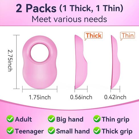 [2 Pack & 2 Size] Baseball Thumb Guard for Pro Batters, Hitter Training Aid, Thumb Guard Baseball & Softball Baseball Batting Grip Baseball Accessories Training Equipment Reduce Bat Sting-Black in Saudi Arabia