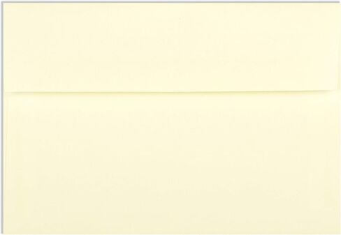 Ivory 100 Boxed A7 5-1/4 x 7-1/4 for 5 x 7 Greeting Cards. Weddings Invitations Announcements Showers Communions Confirmations Thank You from The Envelope Gallery in Kuwait