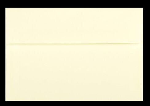 Ivory 100 Boxed A7 5-1/4 x 7-1/4 for 5 x 7 Greeting Cards. Weddings Invitations Announcements Showers Communions Confirmations Thank You from The Envelope Gallery in Kuwait