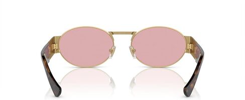 Versace Unisex Sunglasses Matte Gunmetal Frame, Grey Mirror Silver Lenses, 56MM in Saudi Arabia