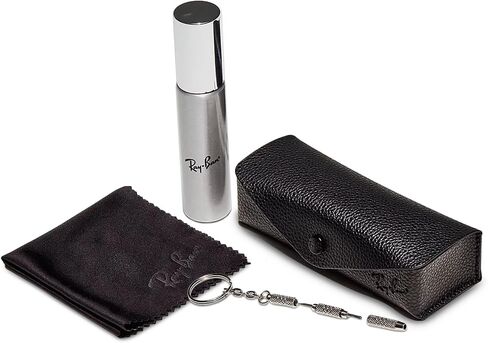 Ray-Ban Special Edition Sunglasses Case - Lens Cleaning Solution Spray - Microfiber Cloth, and Keychain Screwdriver - Bundle in Saudi Arabia
