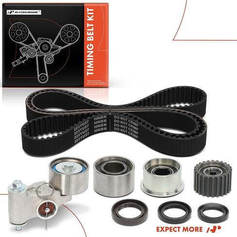 طقم حزام توقيت المحرك A-Premium متوافق مع Subaru Outback 2000-2009، Legacy 2000-2009، Baja 2003-2006 - SOHC 2.5L in Saudi Arabia