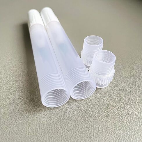 6 Pcs 3mm 6mm Refillable Painting Pens Empty Painting Markers Fillable Paint Markers Blank Refill Paint Pens Flat Round Head Paint Pens in Saudi Arabia