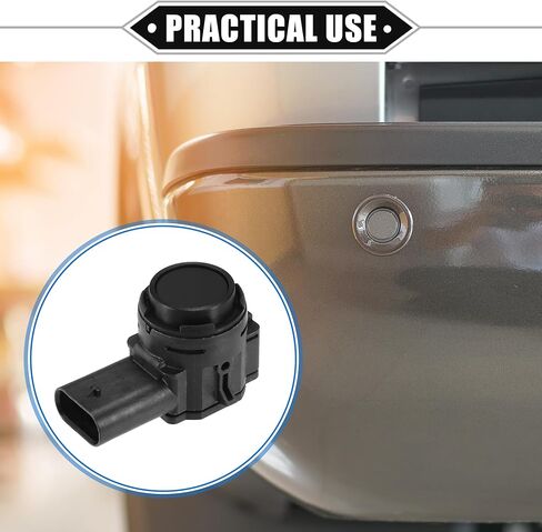 4 Pcs PDC Reverse Parking Assist Sensor Compatible for BMW 330i 2019-2021, Durable ABS Plastic Black Rear Bumper Parking Assist Sensor in Saudi Arabia