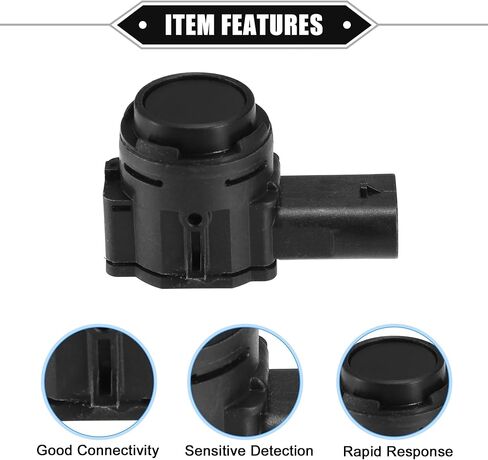 4 Pcs PDC Reverse Parking Assist Sensor Compatible for BMW 330i 2019-2021, Durable ABS Plastic Black Rear Bumper Parking Assist Sensor in Saudi Arabia