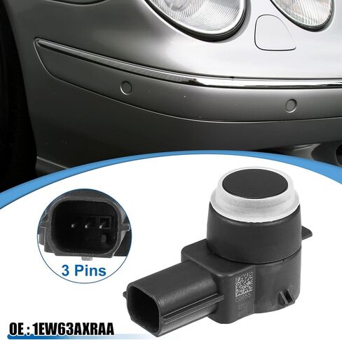 X AUTOHAUX 4pcs Car Bumper PDC Reverse Parking Assist Sensor 1EW63AXRAA for Chrysler 300 2009-2014 for Dodge Charger 2011-2014 for Ram in Saudi Arabia