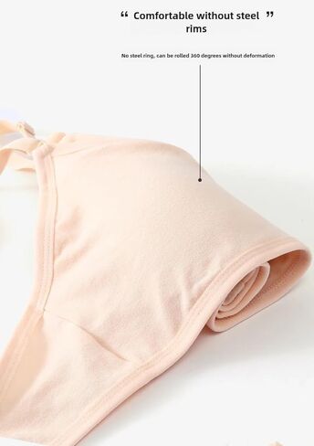 حمالة صدر رياضية للفتيات الكبيرات مع وسادات قابلة للتنفس، حمالات صدر للتدريب من القطن للمراهقات in Kuwait