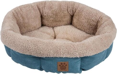 Petmate Cozy Dog Bed, 21"L x 21"W x 6"Th, Blend Material, Machine Washable in Kuwait