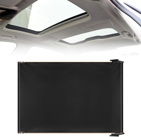 فتحة سقف ظلة غطاء ستارة بديلة لـ 2018 2017 2016 BMW X1 فتحة سقف ظل بانورامي للسيارة داخل غطاء فتحة سقف ستارة ظلة سوداء لـ X1 F48 F45 F46 54107391796 54107391797 in Kuwait