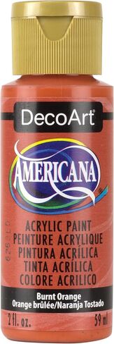 DecoArt Acrylic Paint, 2 Fl Oz (Pack of 1), Burnt Orange in Saudi Arabia