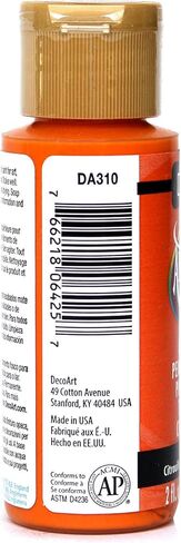 DecoArt Acrylic Paint, 2 Fl Oz (Pack of 1), Burnt Orange in Saudi Arabia