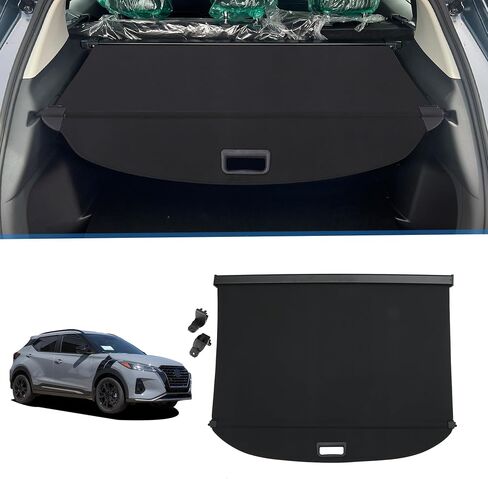 غطاء حماية قابل للسحب من Uxcell لسيارة Nissan Kicks 2018-2023 مقاوم للماء ومضاد للانزلاق وغطاء خلفي لسيارات الدفع الرباعي باللون الأسود in Saudi Arabia