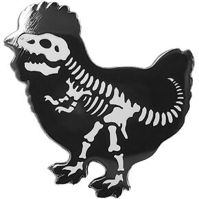 Chicken Trex Dinosaur Enamel Lapel Pin