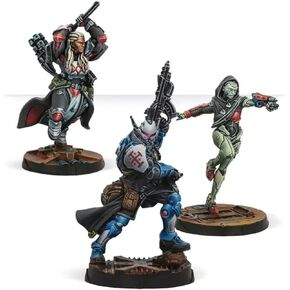 Infinity: Dire Foes Mission Pack 12: Troubled Theft - Unpainted Miniature by Corvus Belli – Compatible with Infinity and Other Tabletop RPG TTRPG