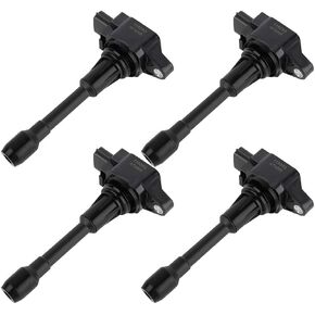 OCPTY Set of 4 Ignition Coils Pack Compatible OE: UF719 Fit for Nissan Versa Note 1.6L 2014-2019