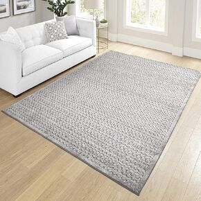 My Texas House by Orian Quail Hollow Area Rug, 6 ft 6 in x 9 ft 8 in, Gray in Kuwait