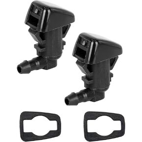 2 PCS Windshield Washer Nozzles kit Spray Nozzle Sprinkler Spray Jet Kit for 2007-2011 Ford Edge, 2007-2010 Lincoln MKX Base Sport Premium Sport Wiper Nozzle Replacement for 8S4Z17603AA,7T4Z17603A