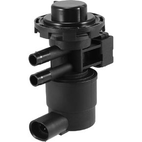 X AUTOHAUX Vapor Canister Vacuum Solenoid Purge Valve for Dodge for Ram 1500 2500 3500 1997-2003 for Jeep Wrangler 1997-2004 911-213 4669475 4669475AB Black