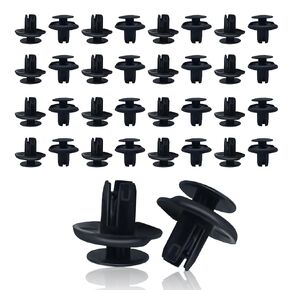 20Pcs Radiator Cover Clip Nylon Bumper Fastener Assembly Automotive Body Rivet Fixing Clip Compatible with Lexus GX470 4Runner FJ Cruiser Tacoma 90467-08217