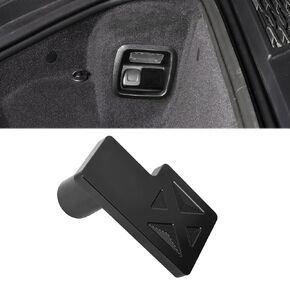 Red Front Trunk Button Blocker,Aluminum Emergency Storage Frunk Saver Trunk Release Escape Switch Button Cover Trim Frame for Corvette C8 C8.R 2020-2023