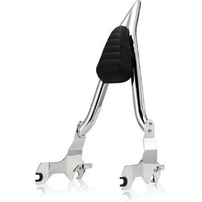 MoKitDora 26" Softail Sissy Bar Detachable Holdfast Backrest for Harley 2018-UP Heritage FLHC Street Bob FXBB Slim FLSL Deluxe FLDE Standard FXST, Black