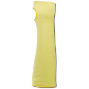 MAGID KEV14TS CutMaster Flame Resistant Sleeve with Thumb Slots, Cut Level 4, Para-Aramid, 14", Yellow (3 Sleeve)