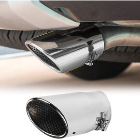 JeCar for Car Stainless Steel Exhaust Tail Exterior Rear Tail Muffler Tip Pipe, Pipes Diameter 3.1inch for 2010-2019 Toyota 4Runner, for Jeep Wrangler JL JLU,for 2017 Compass