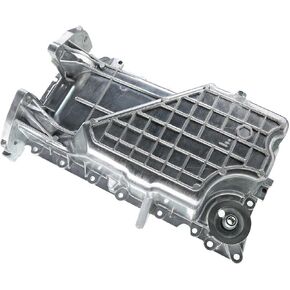 A-Premium Engine Oil Pan Sump with Drain Plug Compatible with Dodge Grand Caravan 2008-2010, Journey 2009-2010, Avenger 2008-2010 & Chrysler Town & Country 2008-2010, Sebring 2008-2010, 3.5L 4.0L