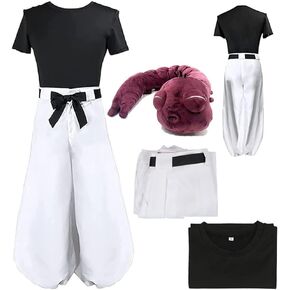 Lmetsky Fushiguro Cosplay Costume Outfit Cosplay Fushiguro Outfit Uniform Suit Top Wig Halloween in Saudi Arabia