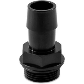 Mishimoto MMFT-M27-34BK M27x2.0 to 3/4" Hose Barb Aluminum Fitting, Black
