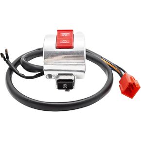 Right Start Stop Kill Control Switch Button for Honda VTX1300 VTX1300C/VTX1300R/VTX1300S/VTX1300T 2003-2009, OEM# 35013-MEA-672 35130-MEM-672