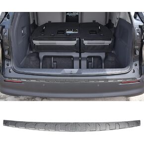 BLOPER Car Rear Bumper Protector Guard Rear Inside Bumper Sill Plate Guard Cover Trim Door Tailgate Trunk Lid Protection (for Toyota Sienna Frosting ABS 2023-2024)