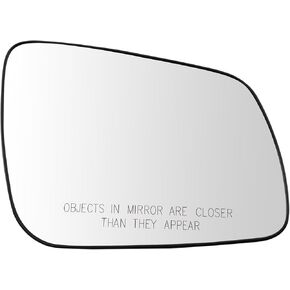 TRQ Right Mirror Glass Compatible with 2008-2014 Mitsubishi Lancer